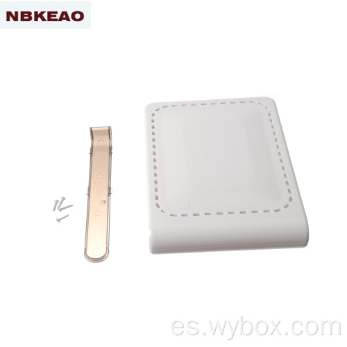 Caja de enrutador de plástico ABS IP54, caja de conexiones de red caja de fibra caja de plástico caja electrónica personalizada PNC027